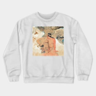 What! Are You Jealous? (1894) by Paul Gauguin Crewneck Sweatshirt